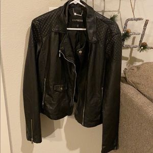 Express leather jacket